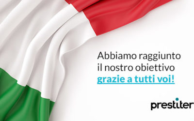 Ce l’abbiamo fatta! Prestiter Sostiene la Ricerca
