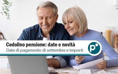 Cedolino di pensione settembre 2025: date di pagamento, conguagli e novità