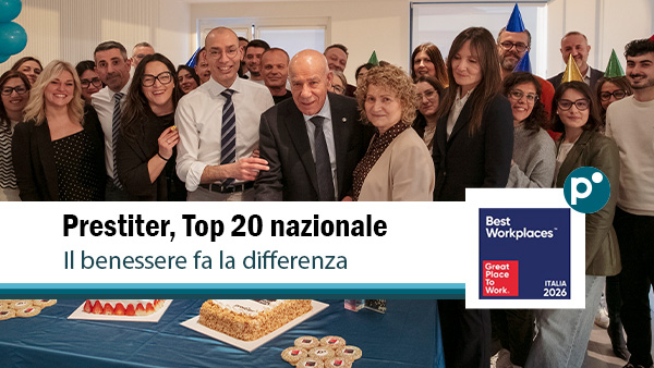 Il segreto del successo? Credere nelle persone. Prestiter celebra il quinto Best Workplaces™ consecutivo