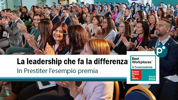trusted leadership 2026 Best Workplaces™ for Trusted Leadership 2026: Prestiter è tra le aziende italiane con la migliore leadership
