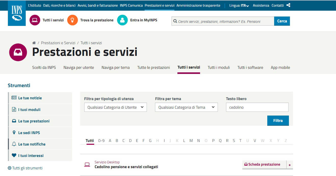 Portale INPS